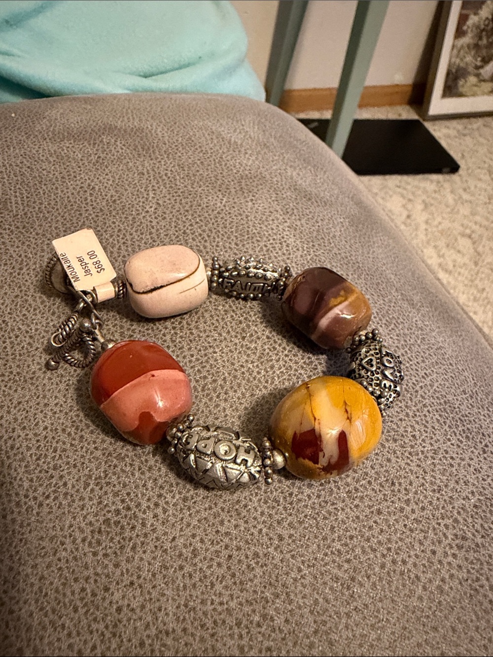 Mookaite Jasper Statement Bracelet